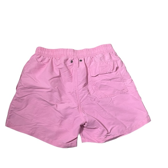 Polo Ralph Lauren Pink Swim Short Trunks Suit Lined Embroidered Logo - Picture 2 of 6